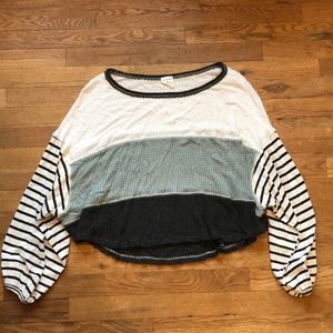 Striped boutique top